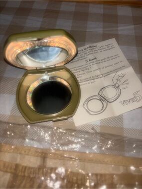 Purse bride lighted handbag mirror and organizer NEW